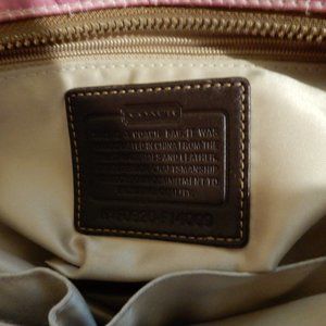 coach tote legacy jewel striped